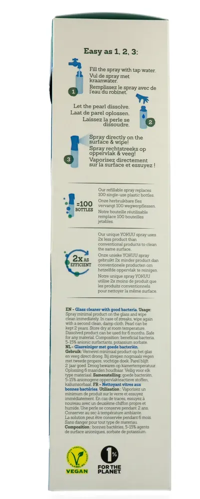 Yokuu Glasreiniger Starterkit (1 stuk) - image 2