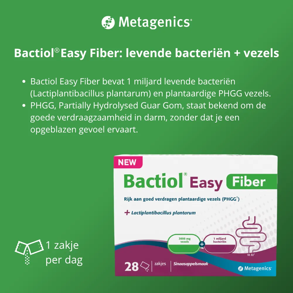 Metagenics Bactiol® Easy Fiber 28Z (28 zakjes) - image 6