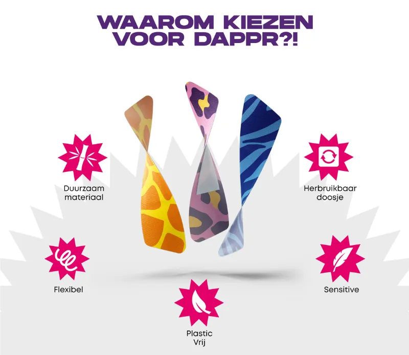 Dappr Sensitive Pleisters Savanne (21 stuks) - image 3