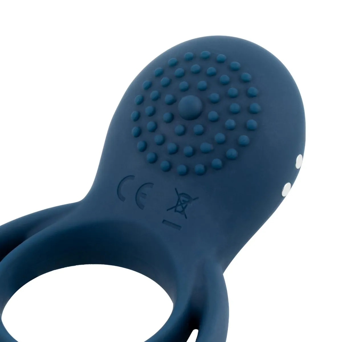 Boners Vibrerende Cockring voor Koppels Blauw (1 stuk) - image 3