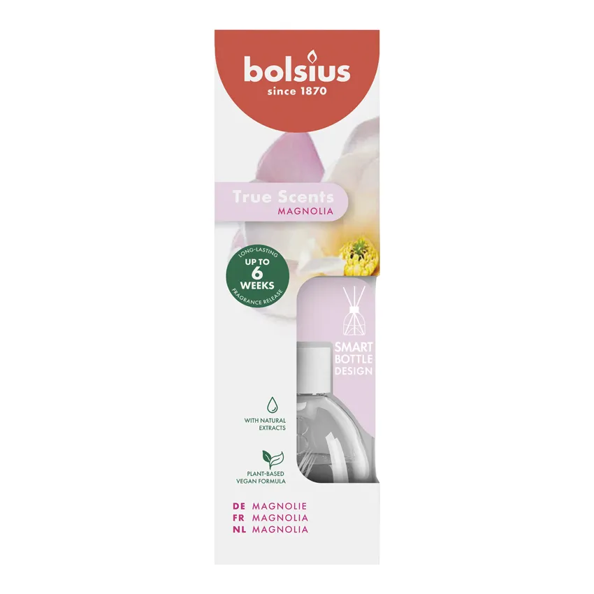 Bolsius True Scents Geurverspreider Magnolia (60 ml)