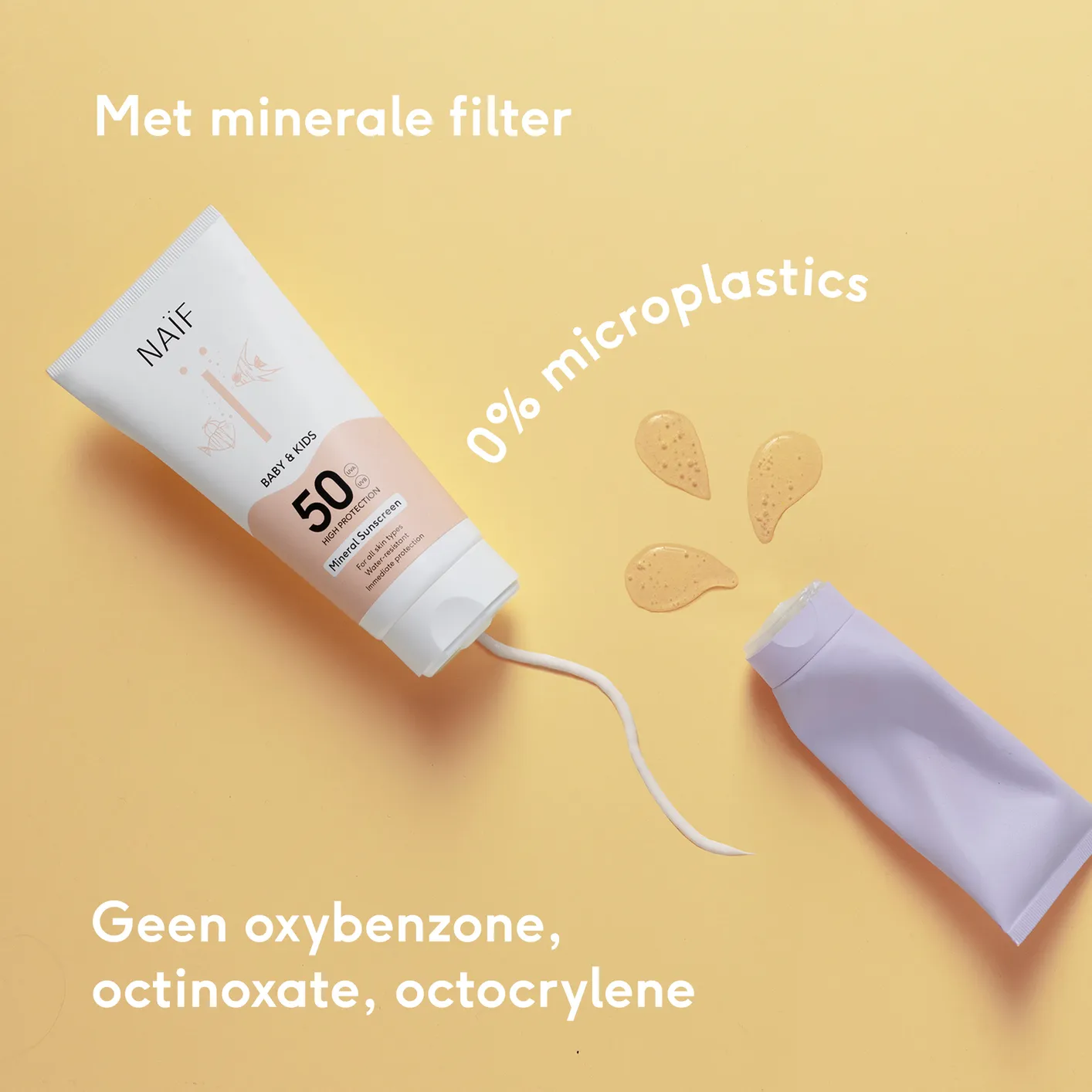 Naif Baby&kids Mineral Sunscreen 0% Perfume SPF50 (100 ml) - image 3