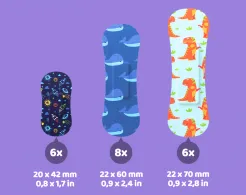 Wild Stripes Pleister Kinder Space (20 stuks) - image 2