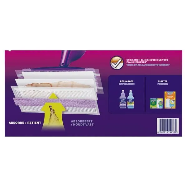 Swiffer WetJet Vloerdoekjes Navul (12 stuks)