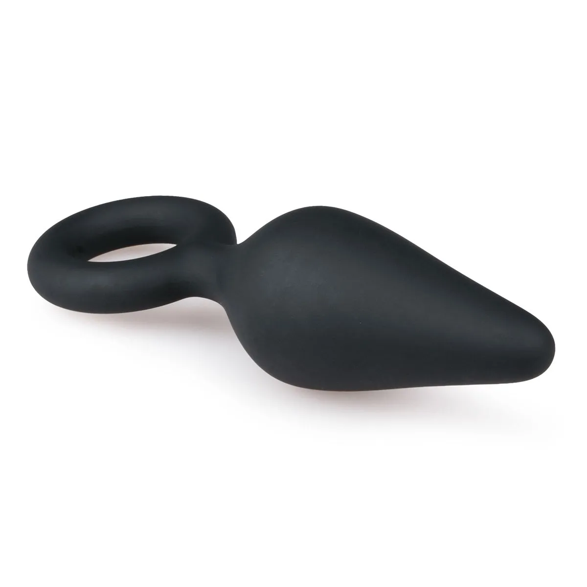 Easytoys Anal Collection - Buttplug with Pull Ring Medium Zwart (1 stuk) - image 2