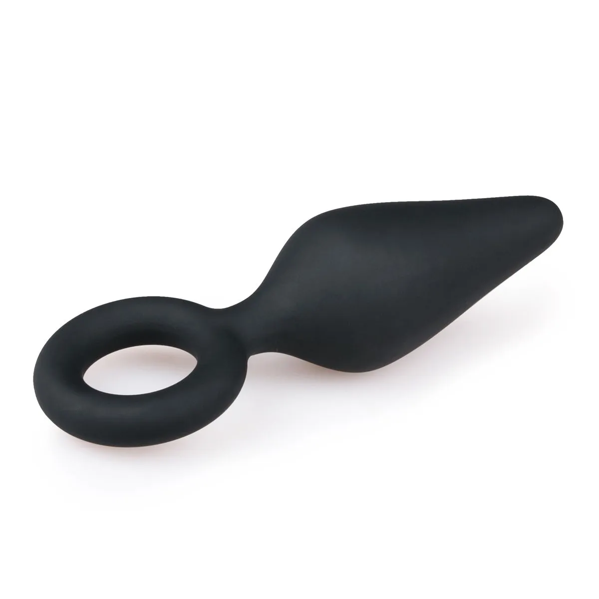 Easytoys Anal Collection - Buttplug with Pull Ring Medium Zwart (1 stuk) - image 3