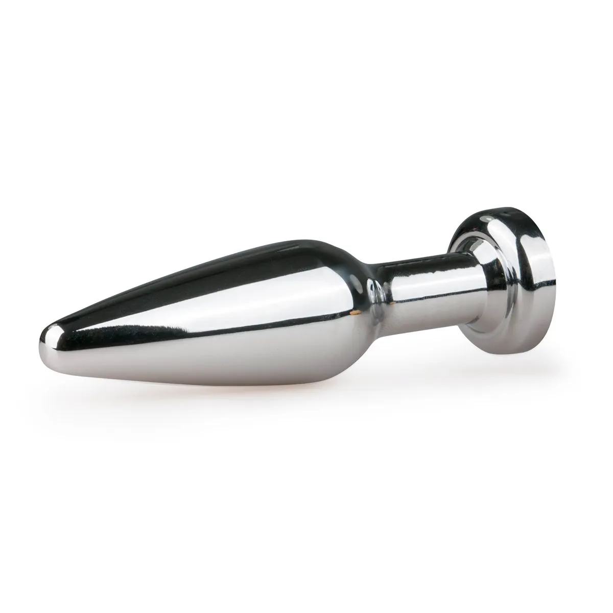 Easytoys Anal Collection - Metal Butt Plug with Clear Stone Medium Zilver (1 stuk) - image 2