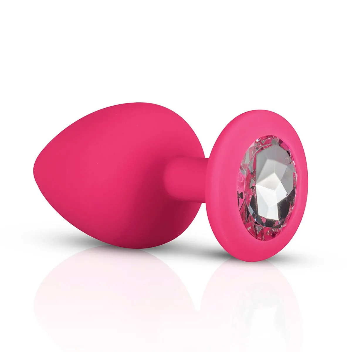 Easytoys Anal Collection - Silicone Buttplug Set with Diamond Roze (1 stuk) - image 2