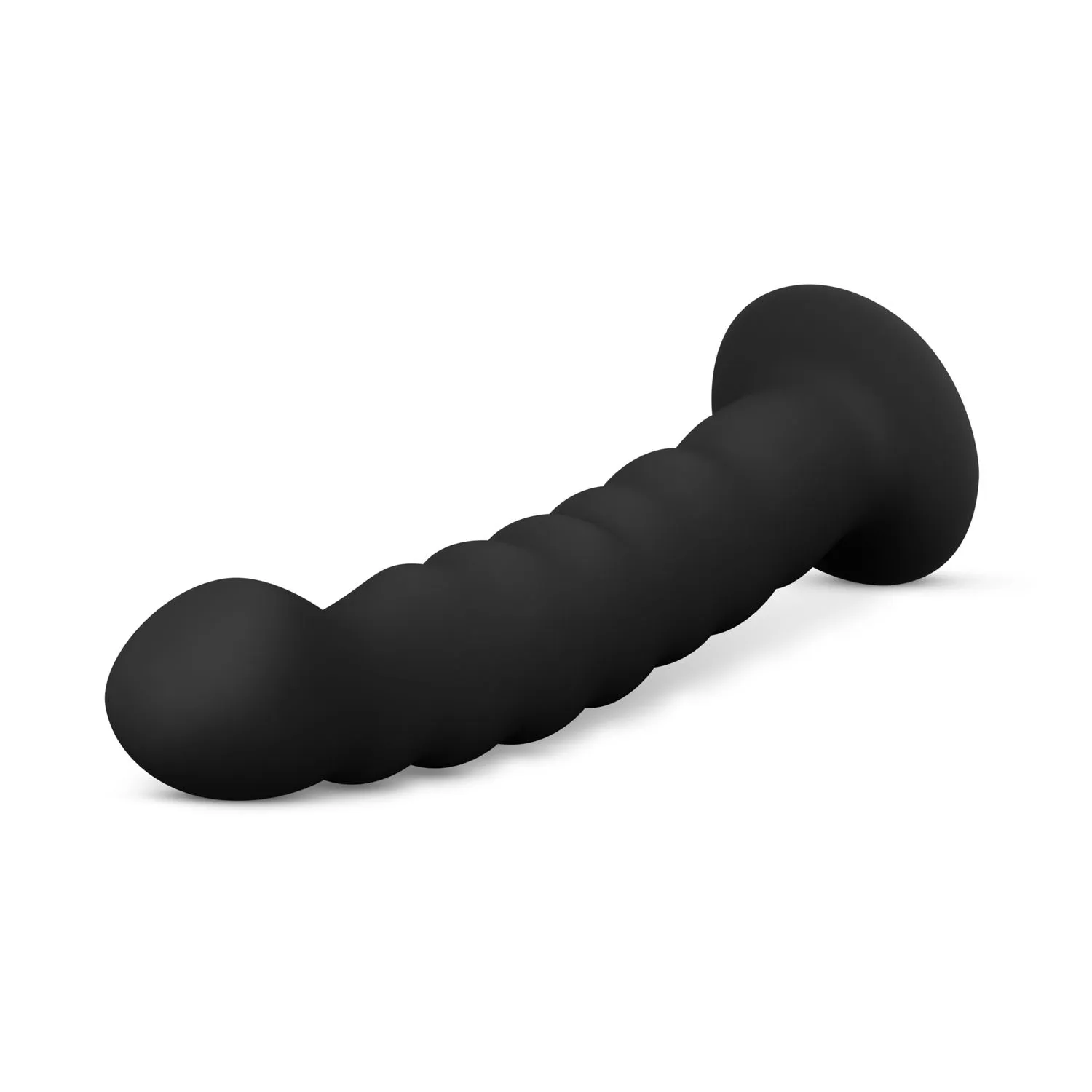 Easytoys Fetish Collection - Silicone Strap-On Bent Zwart (1 stuk) - image 4