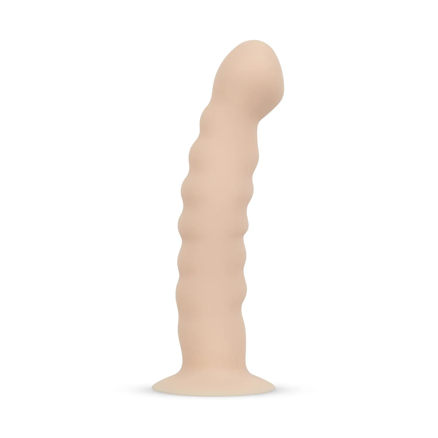 Easytoys Fetish Collection - Silicone Strap-On Curved Beige (1 stuk)