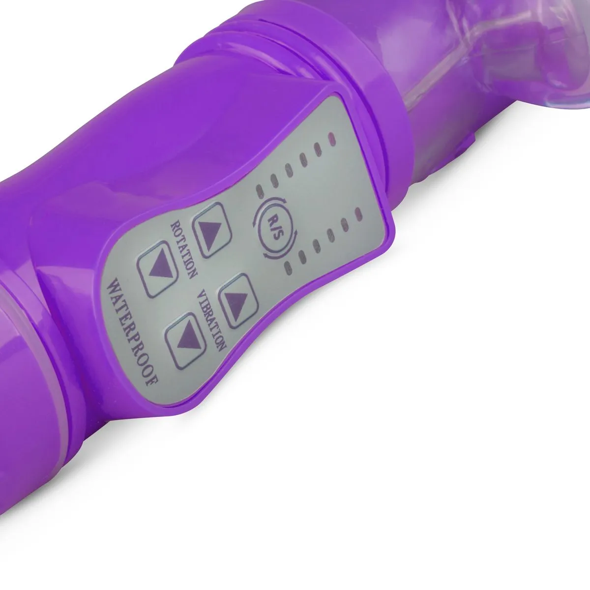 Easytoys Vibe Collection - EasyToys Thrusting Rabbit Vibrator Paars (1 stuk) - image 3