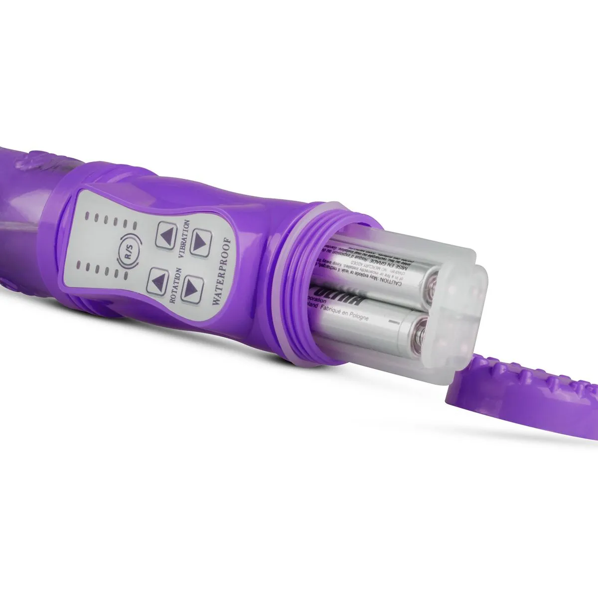 Easytoys Vibe Collection - EasyToys Thrusting Rabbit Vibrator Paars (1 stuk) - image 4