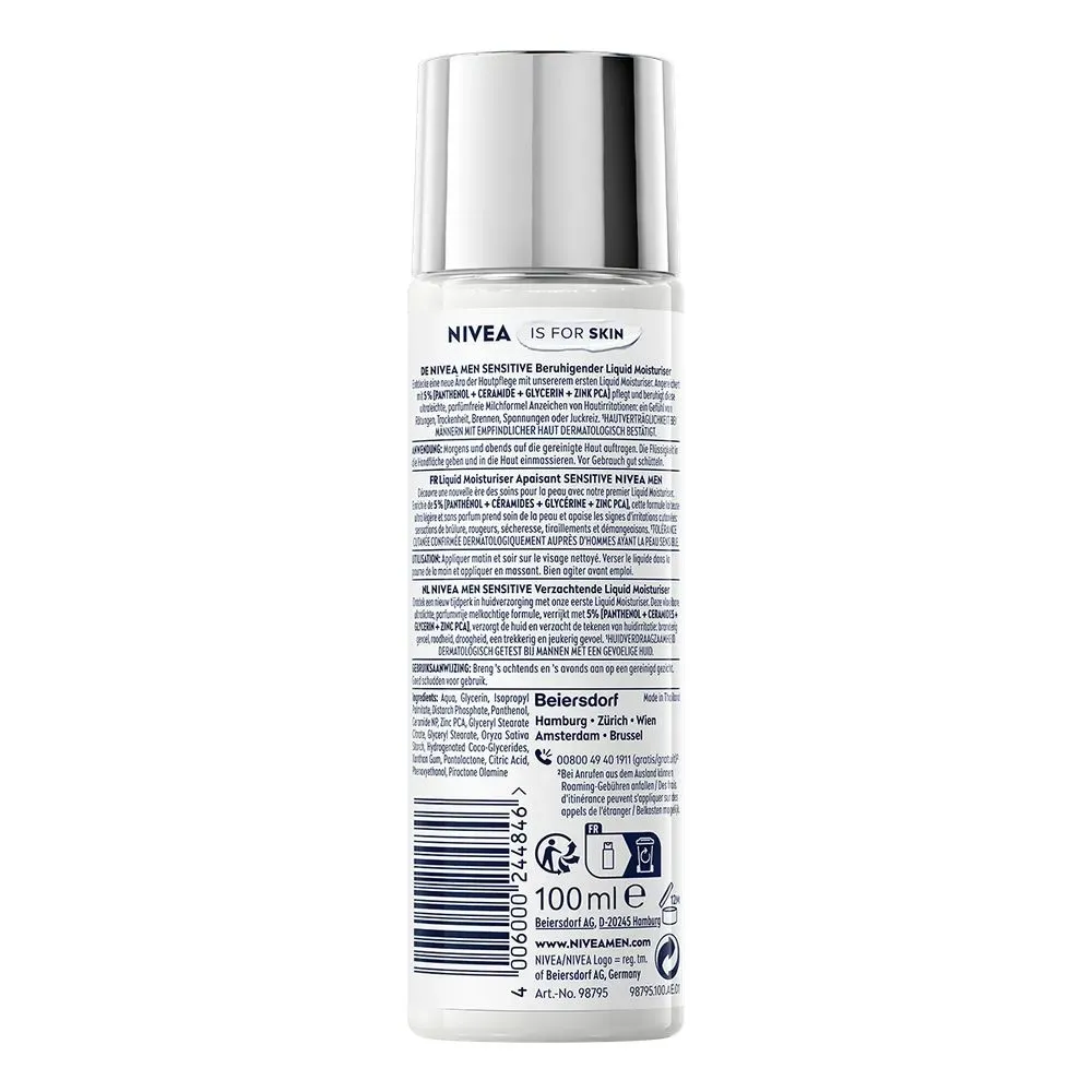 Nivea Men Sensitive Liquid Moisturiser (100 ml)