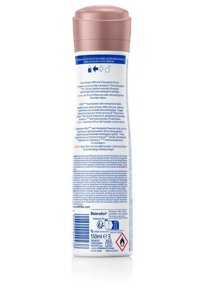 Nivea Derma Control Clinical 100h Ultra Dry Touch Anti-transpirant Spray (150 ml)
