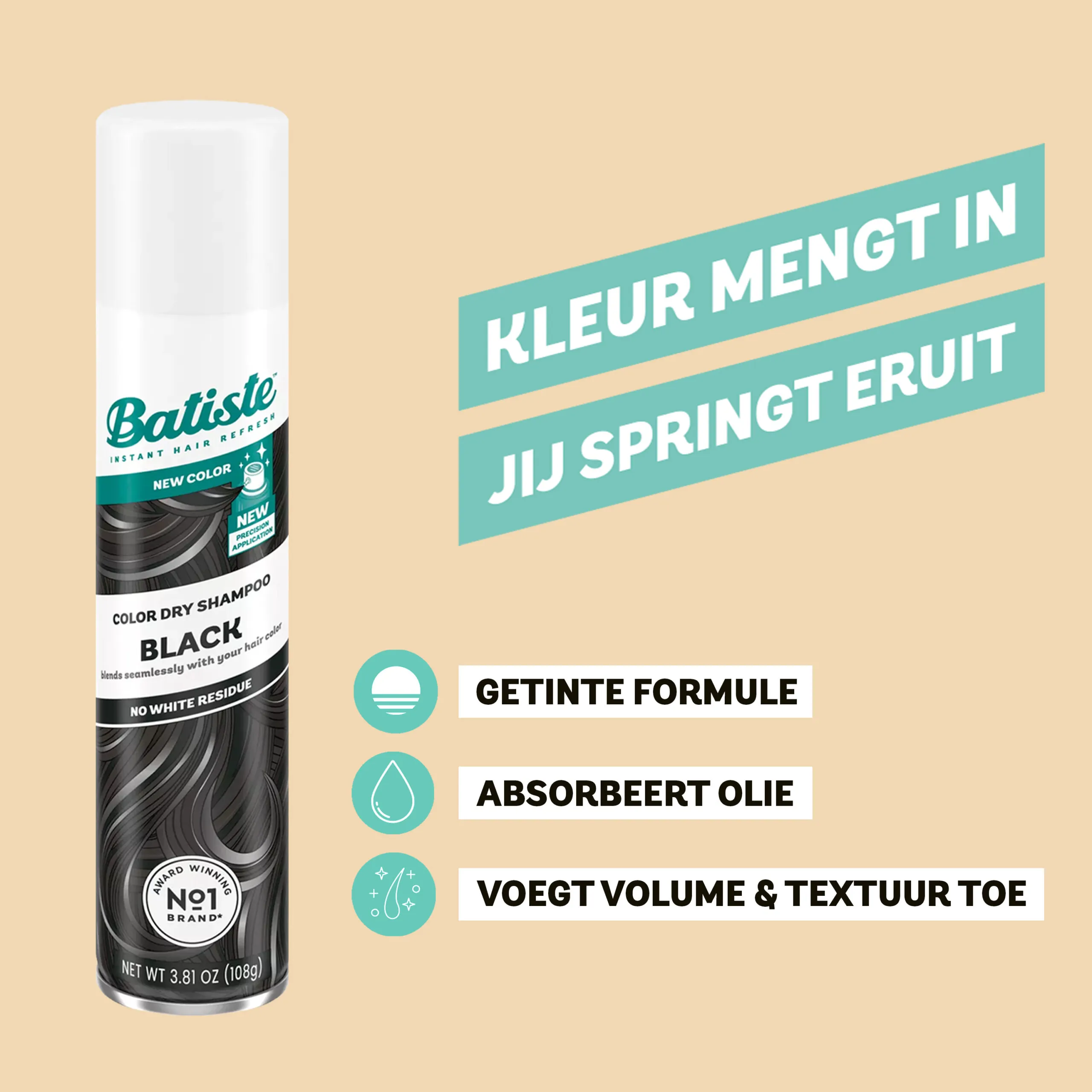 Batiste Colour Black (200 ml)