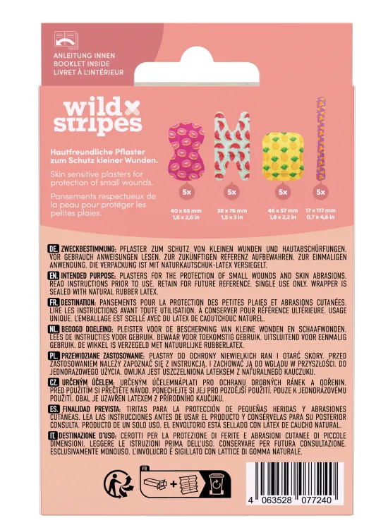 Wild Stripes Finger Flexi Food Pleisters (20 stuks)