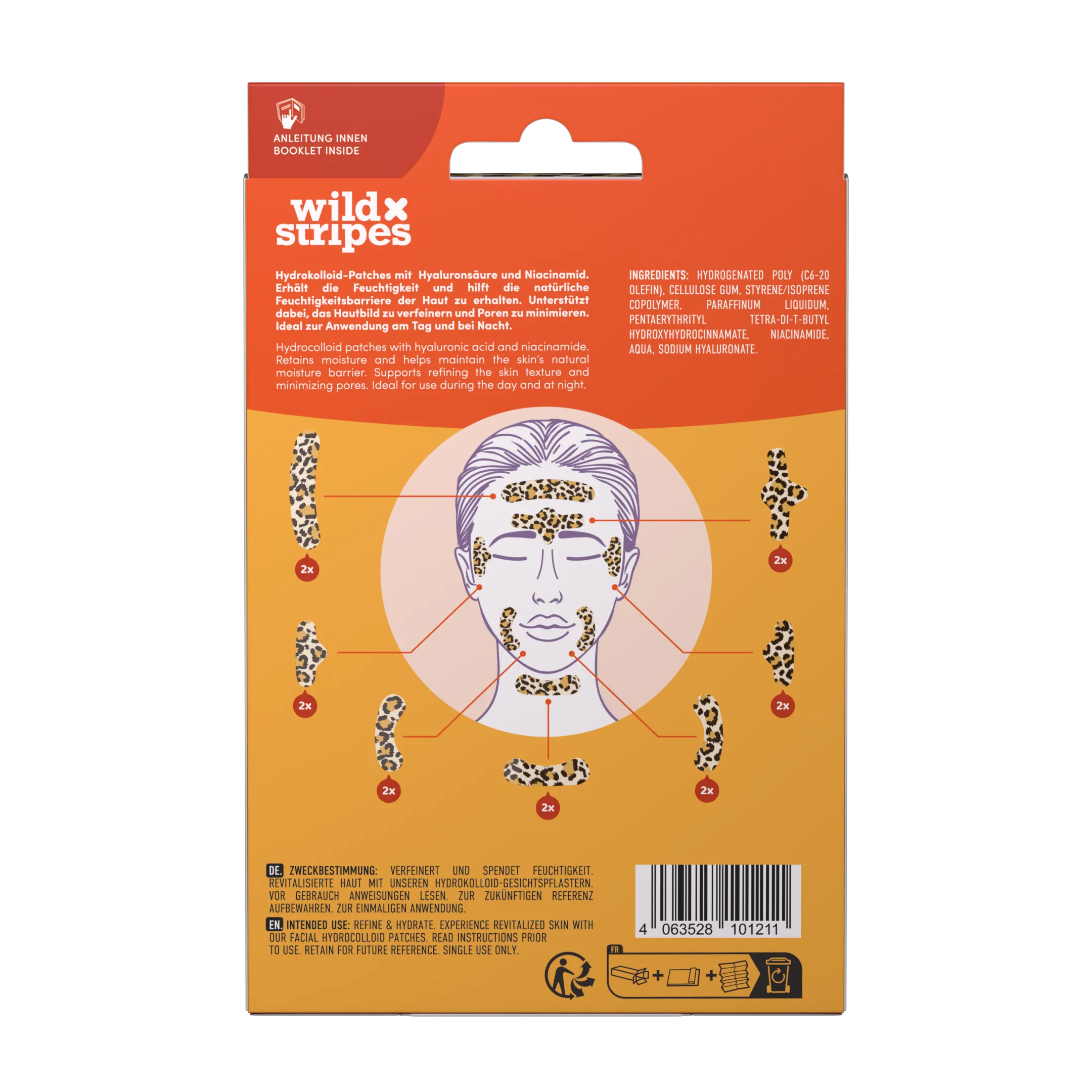 Wild Stripes Facial Patches Animal Leo (14 stuks) - image 3