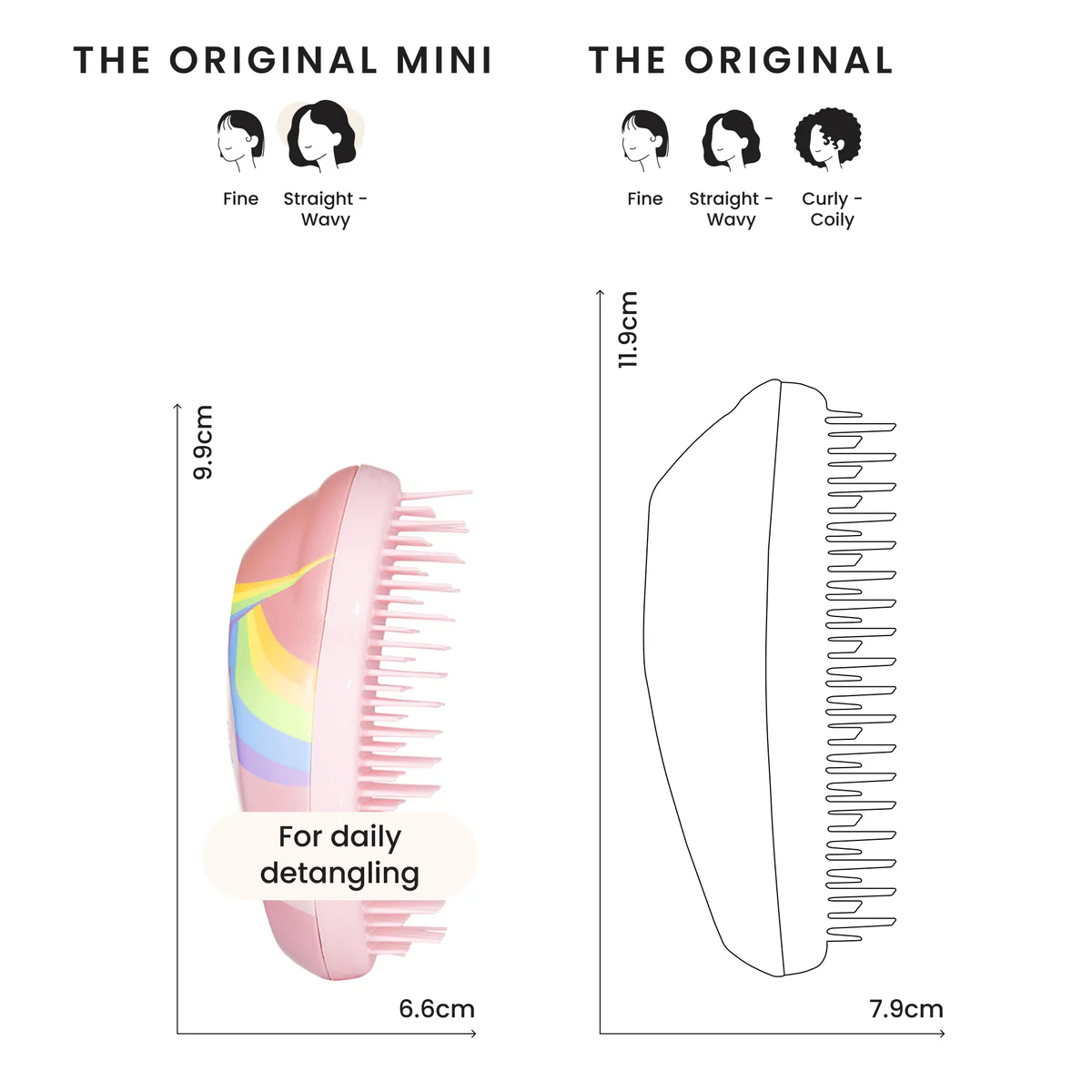 Tangle Teezer Original Kids Pink Unicorn (1 stuk) - image 4