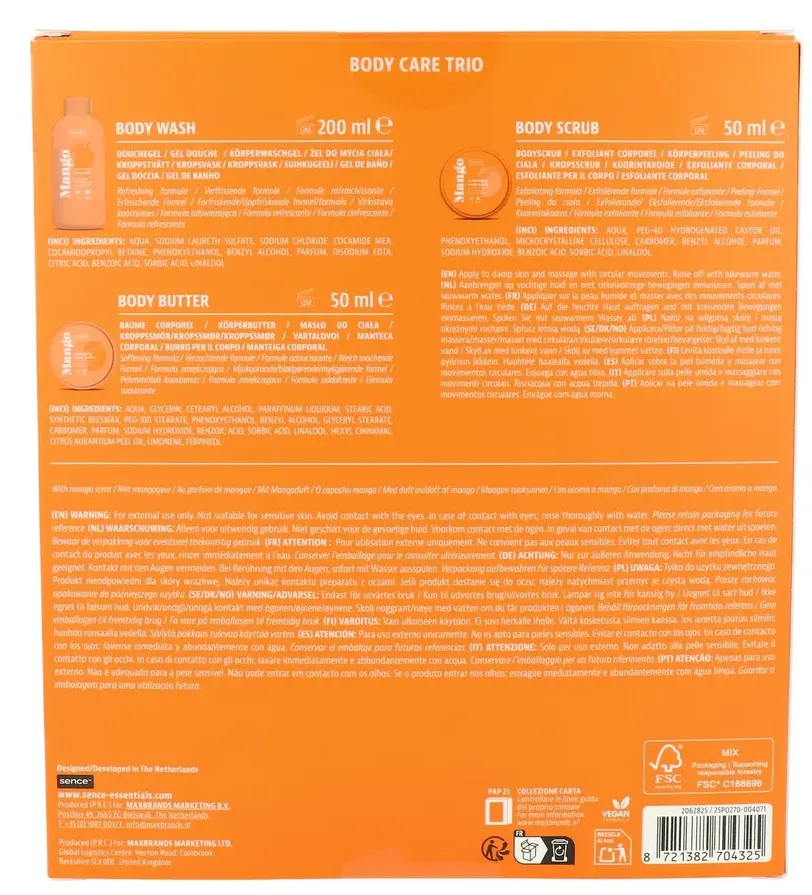 Sence Mango Body Care Trio Giftset (1 stuk)