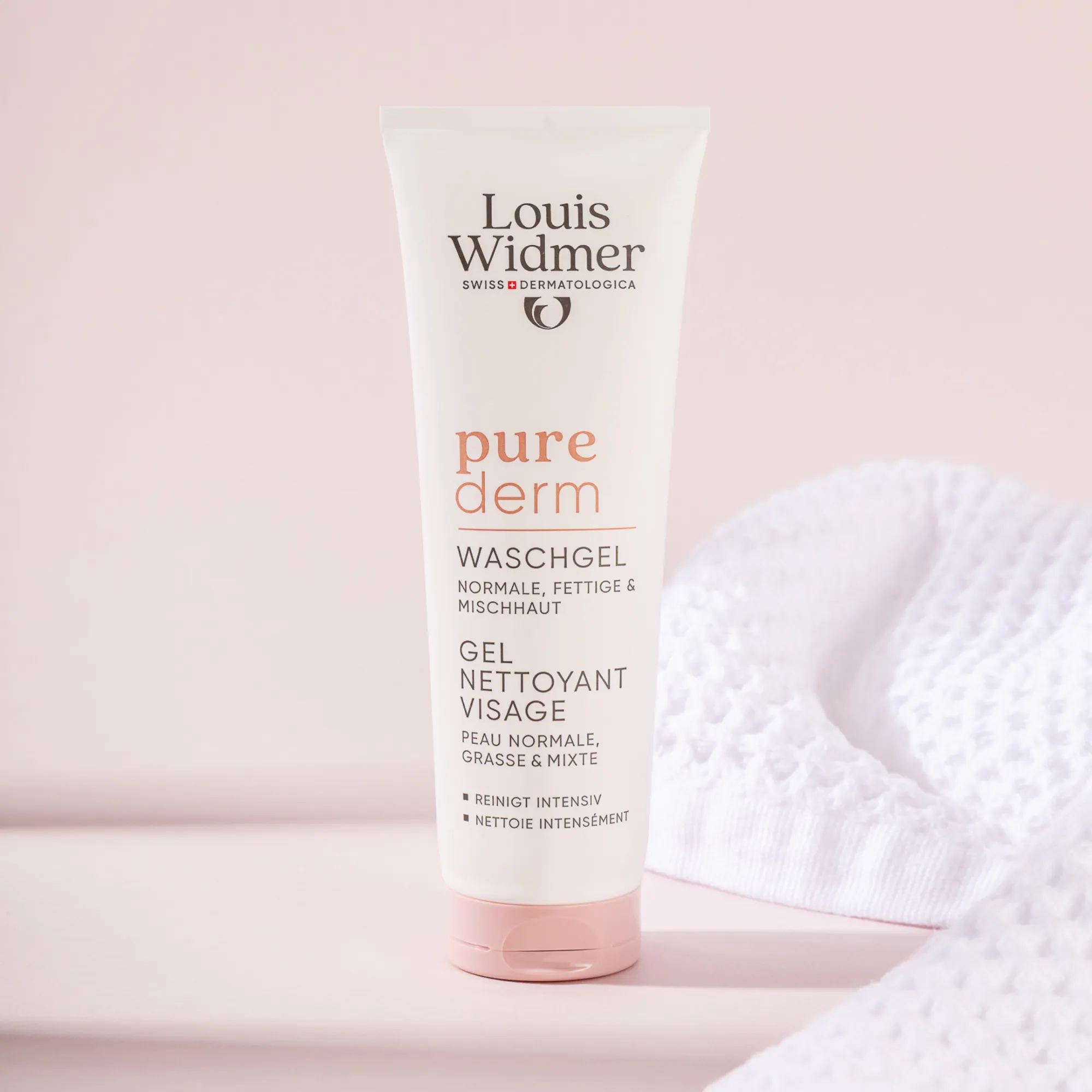 Louis Widmer Purederm Wash Gel Gezicht zonder Parfum (125 ml) - image 2