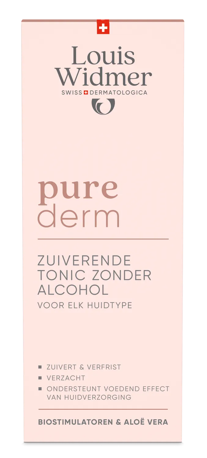 Louis Widmer Purederm Zuiverende Tonic zonder Alcohol Licht Geparfumeerd (200 ml)