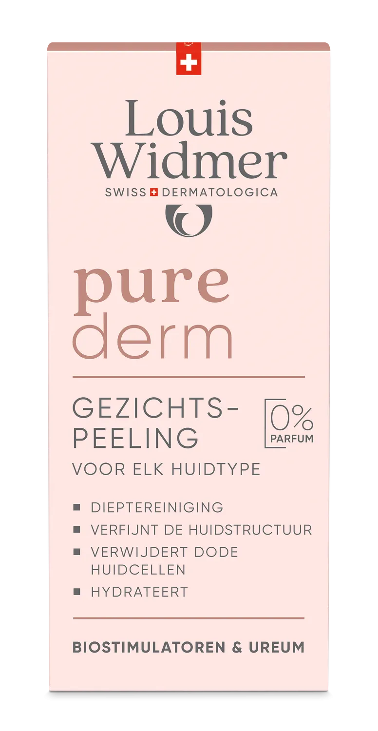 Louis Widmer Purederm Gezichtspeeling zonder Parfum (50 ml)