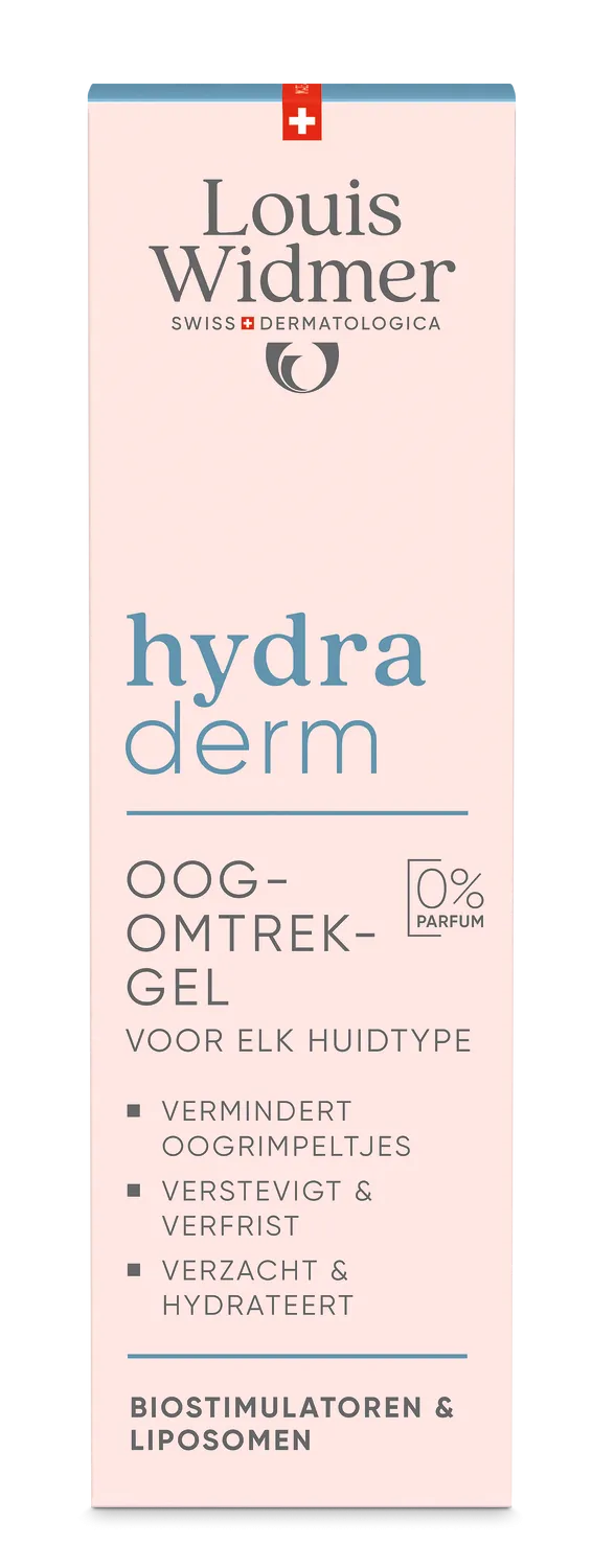 Louis Widmer Hydraderm Oogomtrekgel zonder Parfum (15 ml)