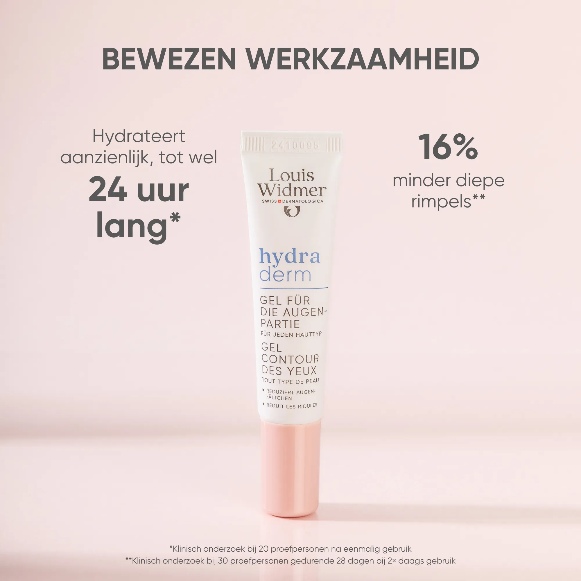 Louis Widmer Hydraderm Oogomtrekgel zonder Parfum (15 ml) - image 3