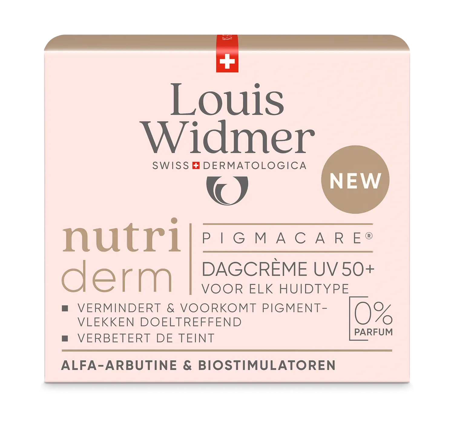 Louis Widmer Nutriderm Pigmacare® Dagcrème Uv 50+ zonder Parfum (50 ml)