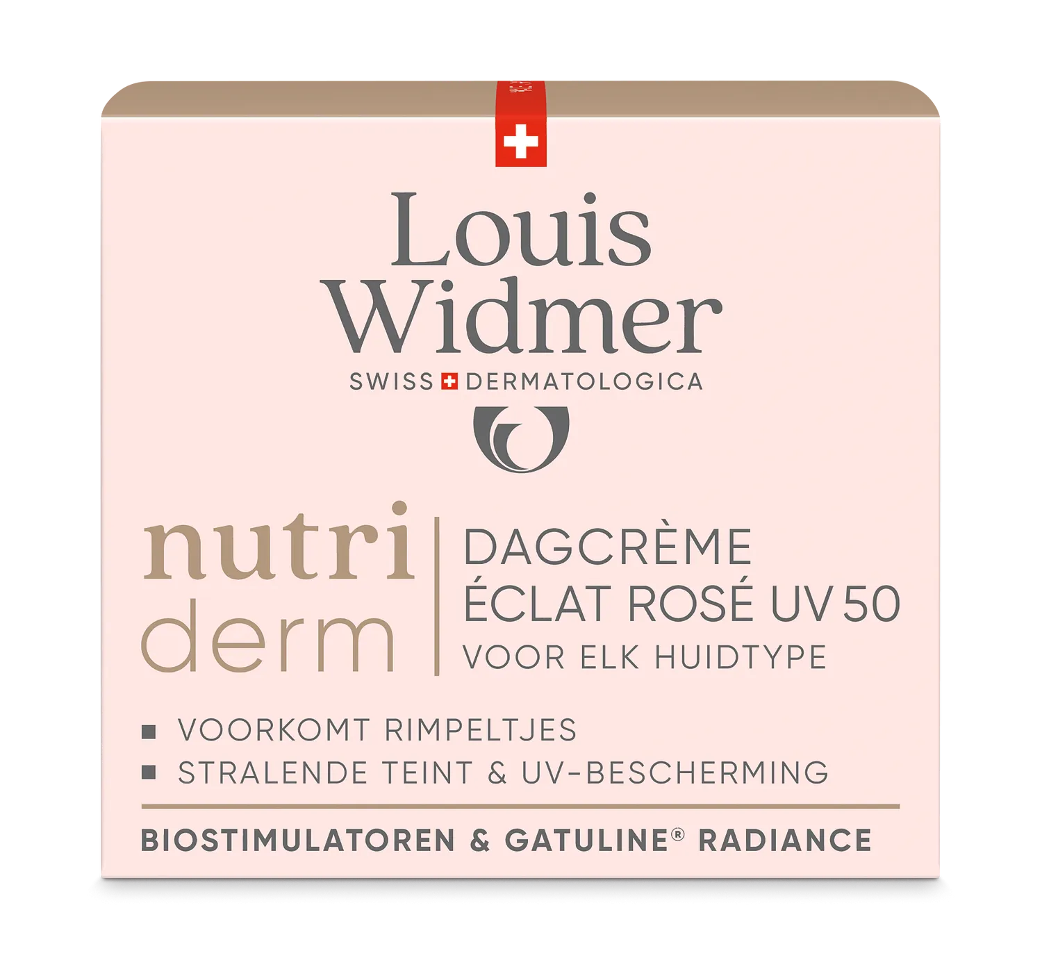 Louis Widmer Nutriderm Dagcrème Éclat Rosé Uv 50 Licht Geparfumeerd (50 ml)
