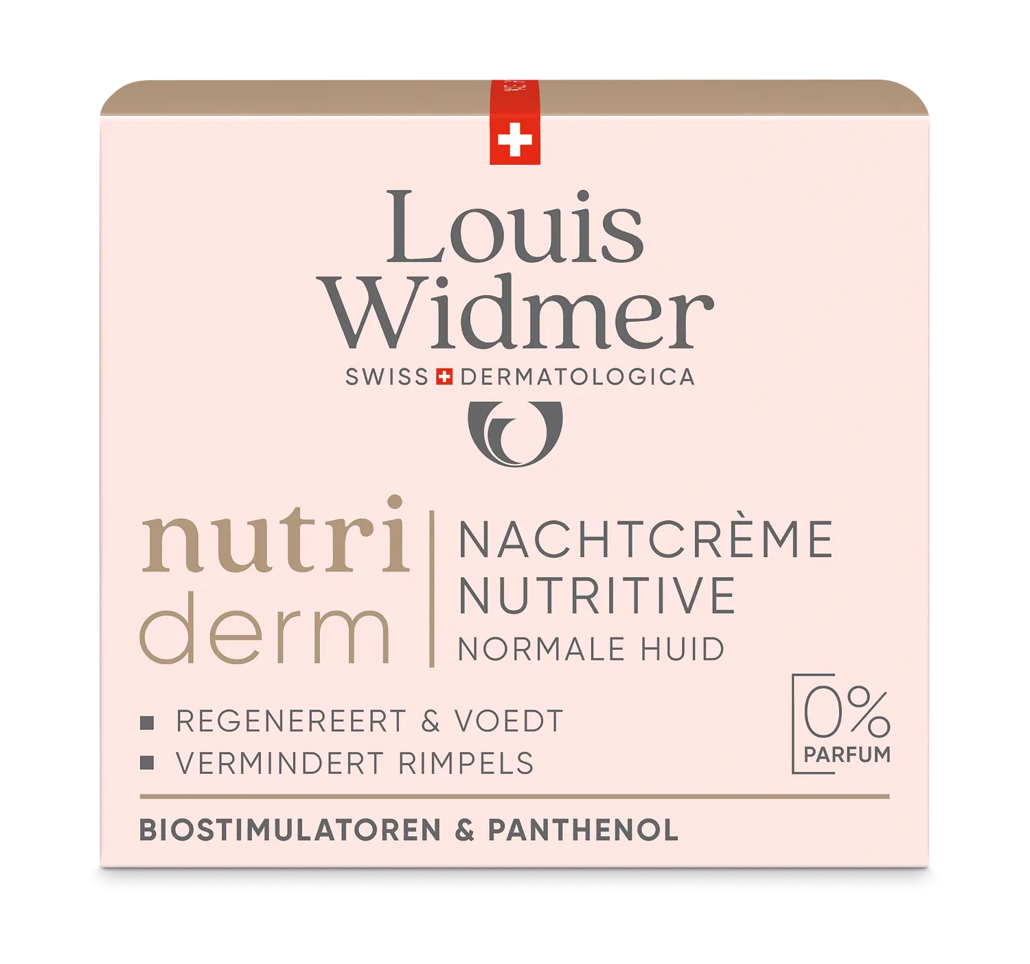 Louis Widmer Nutriderm Nachtcrème Nutritive zonder Parfum (50 ml)