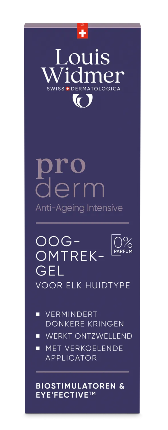 Louis Widmer Proderm Oogomtrekgel zonder Parfum (15 ml)