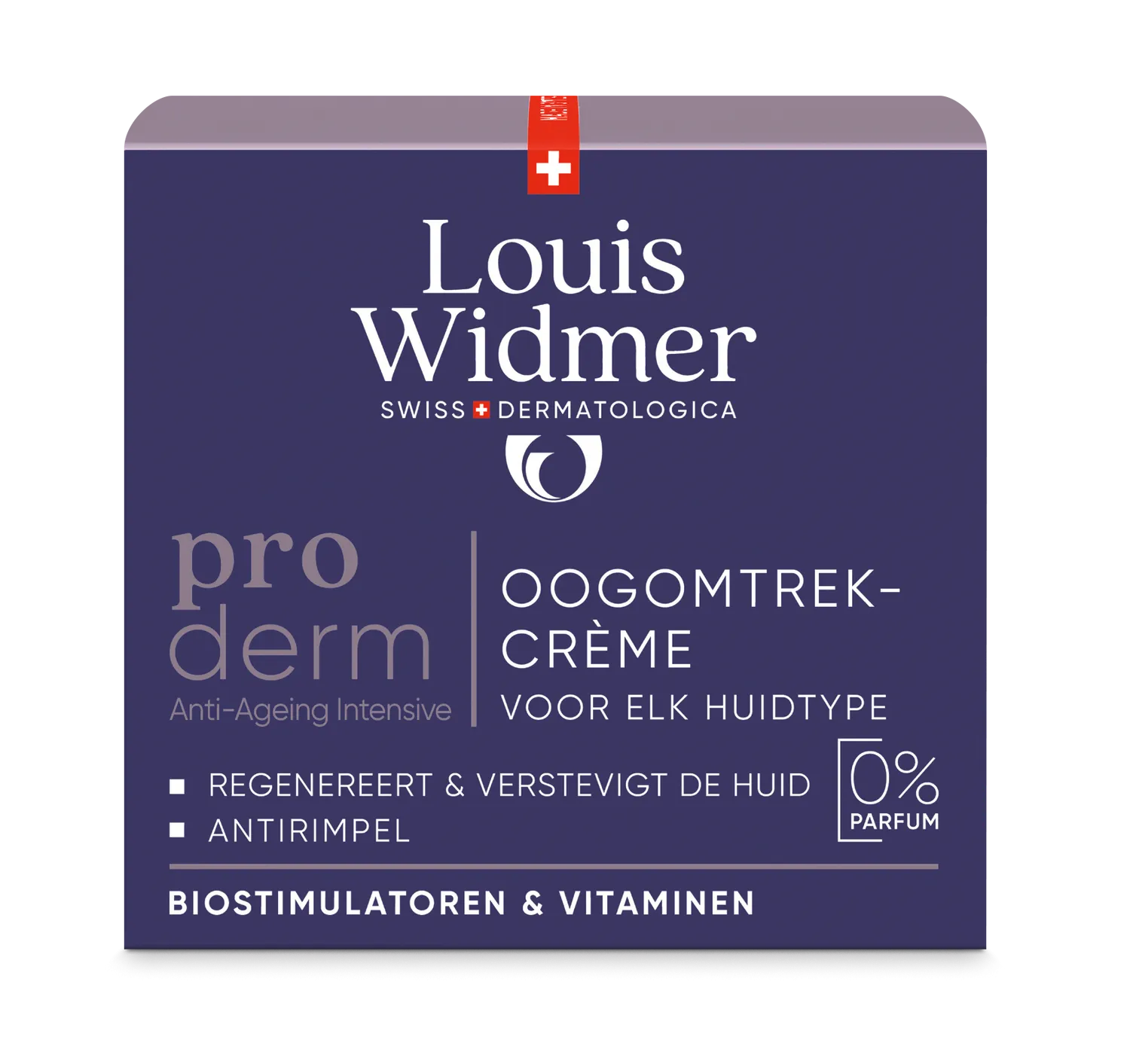 Louis Widmer Proderm Oogomtrekcrème zonder Parfum (30 ml)