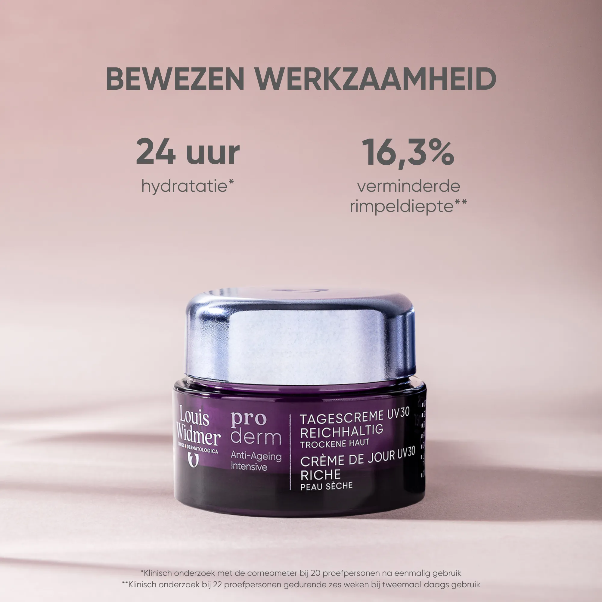 Louis Widmer Proderm Dagcrème Uv 30 Rijke Textuur Licht Geparfumeerd (50 ml) - image 3