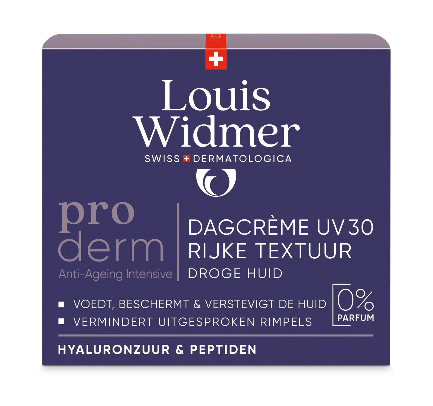 Louis Widmer Proderm Dagcrème Uv 30 Rijke Textuur zonder Parfum (50 ml)