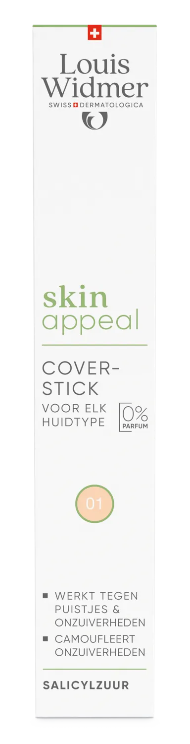 Louis Widmer Skinappeal Coverstick 01 zonder Parfum (0,25 gr)