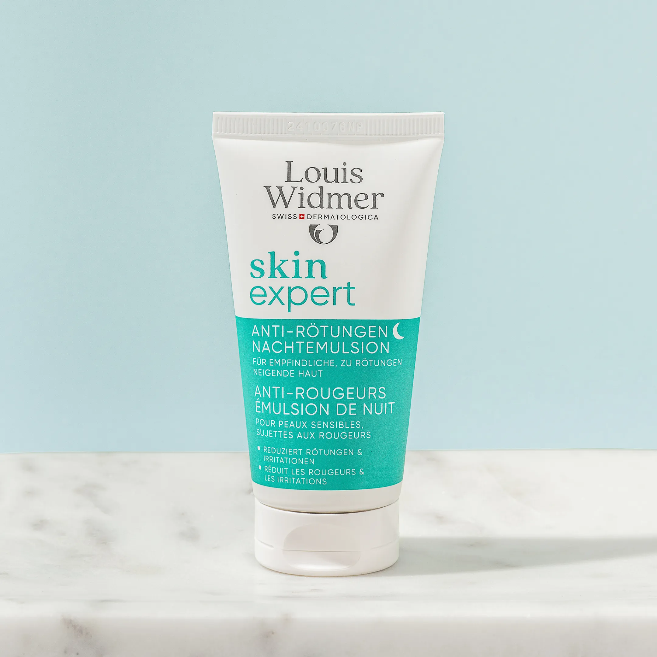 Louis Widmer Skinexpert Anti-roodheid Nachtemulsie zonder Parfum (50 ml) - image 2