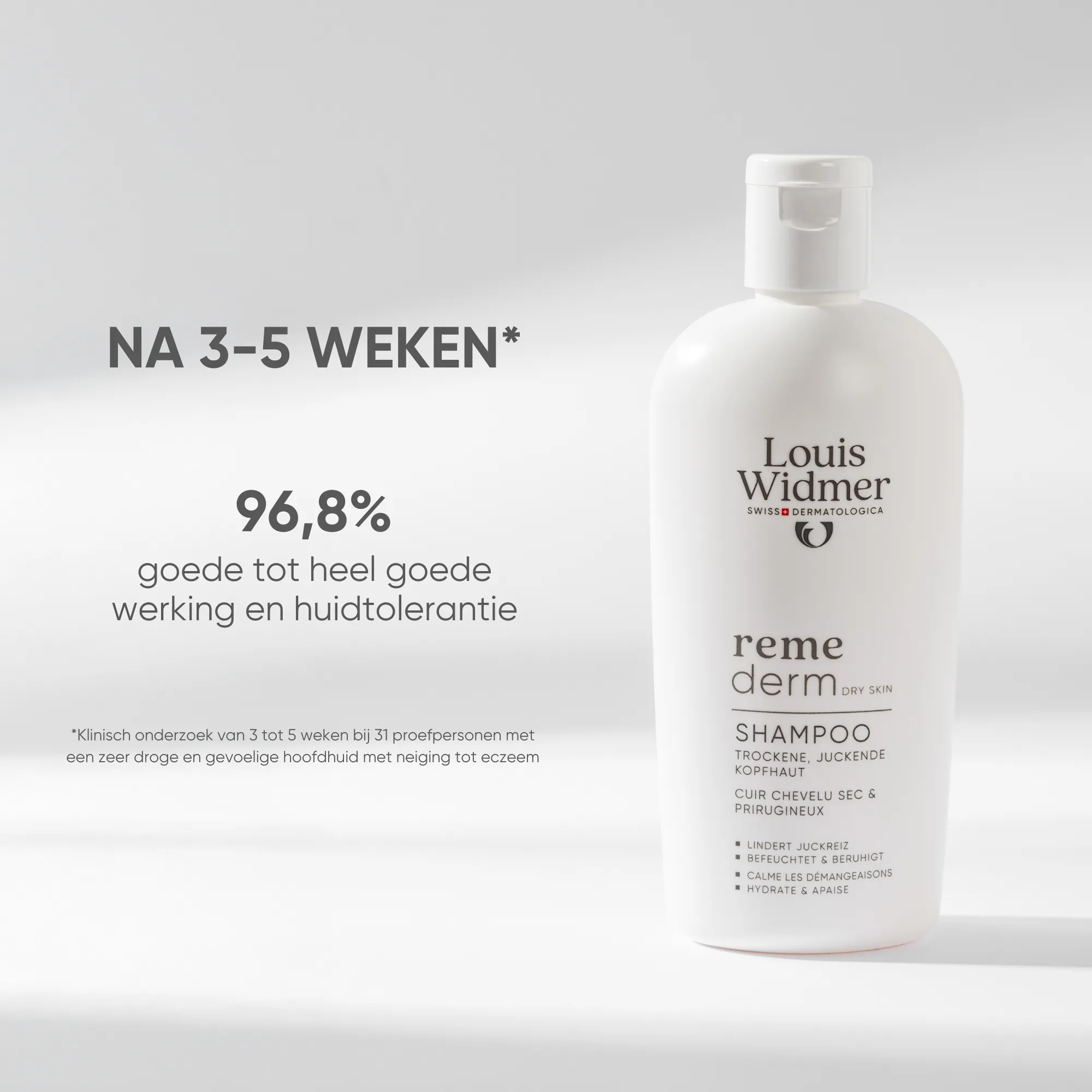 Louis Widmer Remederm Shampoo zonder Parfum (150 ml) - image 3