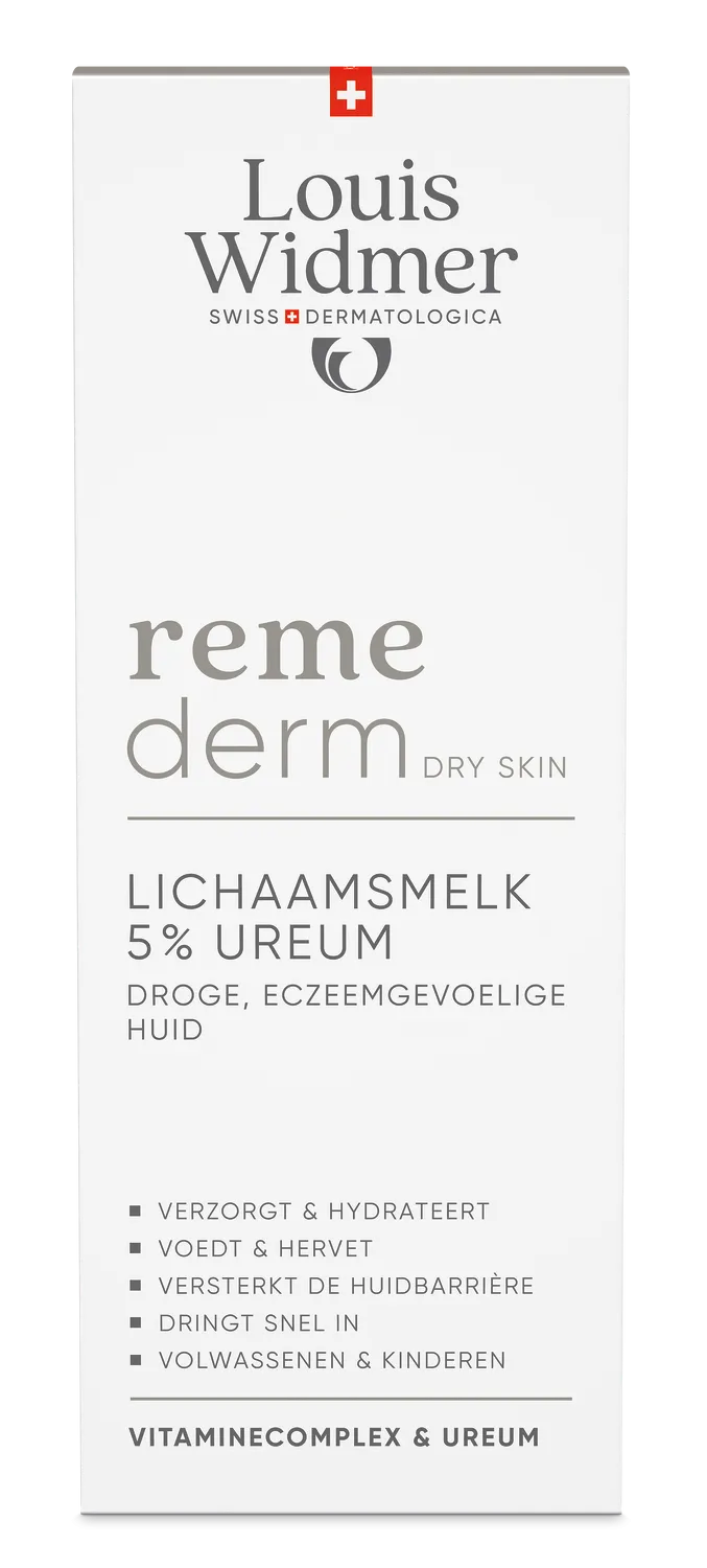 Louis Widmer Remederm Lichaamsmelk 5 % Ureum Licht Geparfumeerd (200 ml)