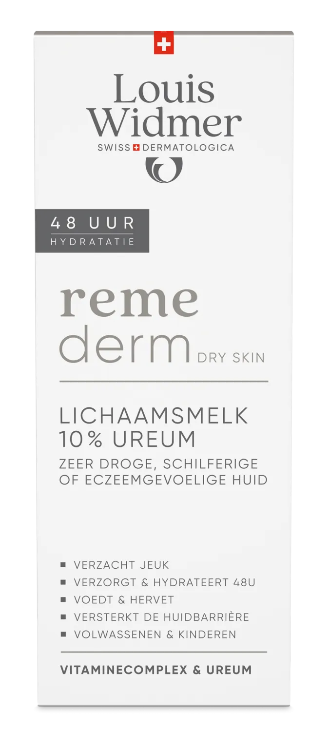 Louis Widmer Remederm Lichaamsmelk 10 % Ureum Licht Geparfumeerd (200 ml)