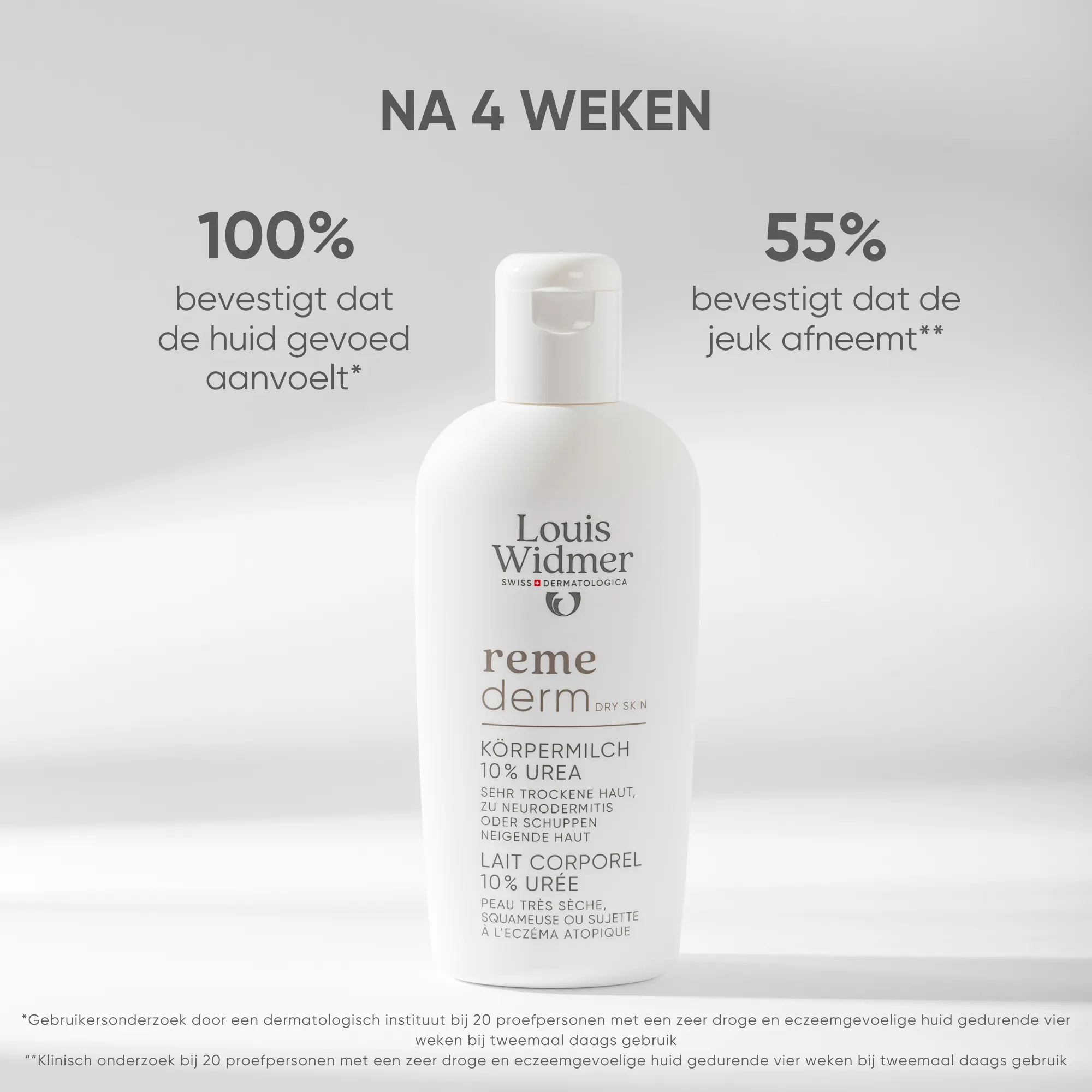 Louis Widmer Remederm Lichaamsmelk 10 % Ureum Licht Geparfumeerd (200 ml) - image 3