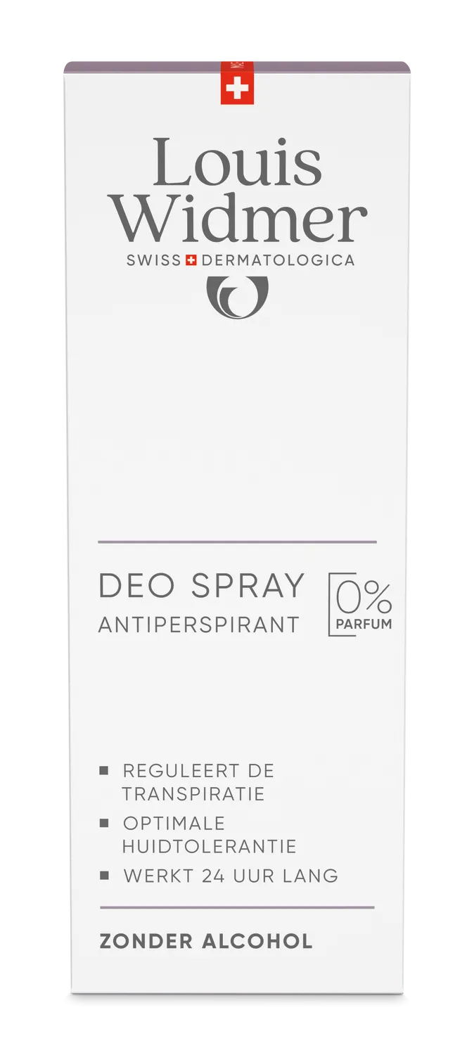 Louis Widmer Deo Spray Antiperspirant zonder Parfum (75 ml)