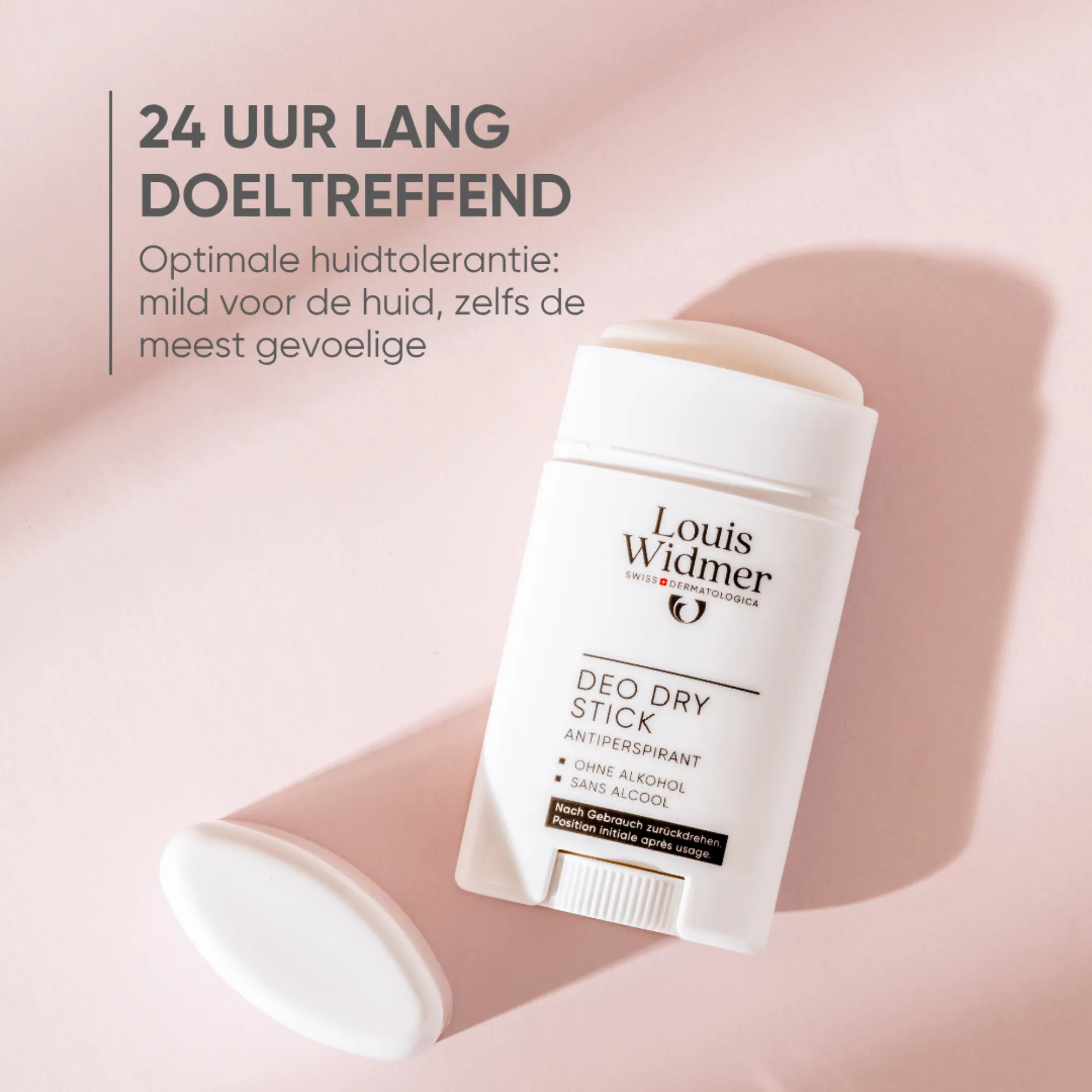 Louis Widmer Deo Dry Stick Antiperspirant Licht Geparfumeerd (50 ml) - image 3