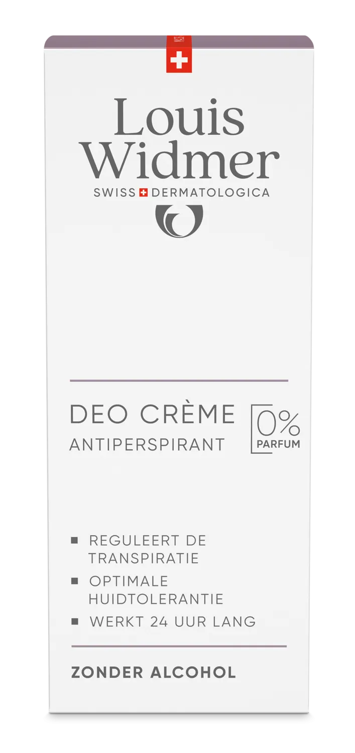 Louis Widmer Deo Crème Antiperspirant zonder Parfum (40 ml)