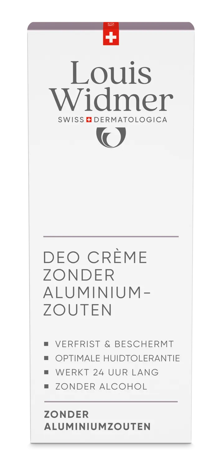 Louis Widmer Deo Crème zonder Aluminiumzouten Licht Geparfumeerd (40 ml)