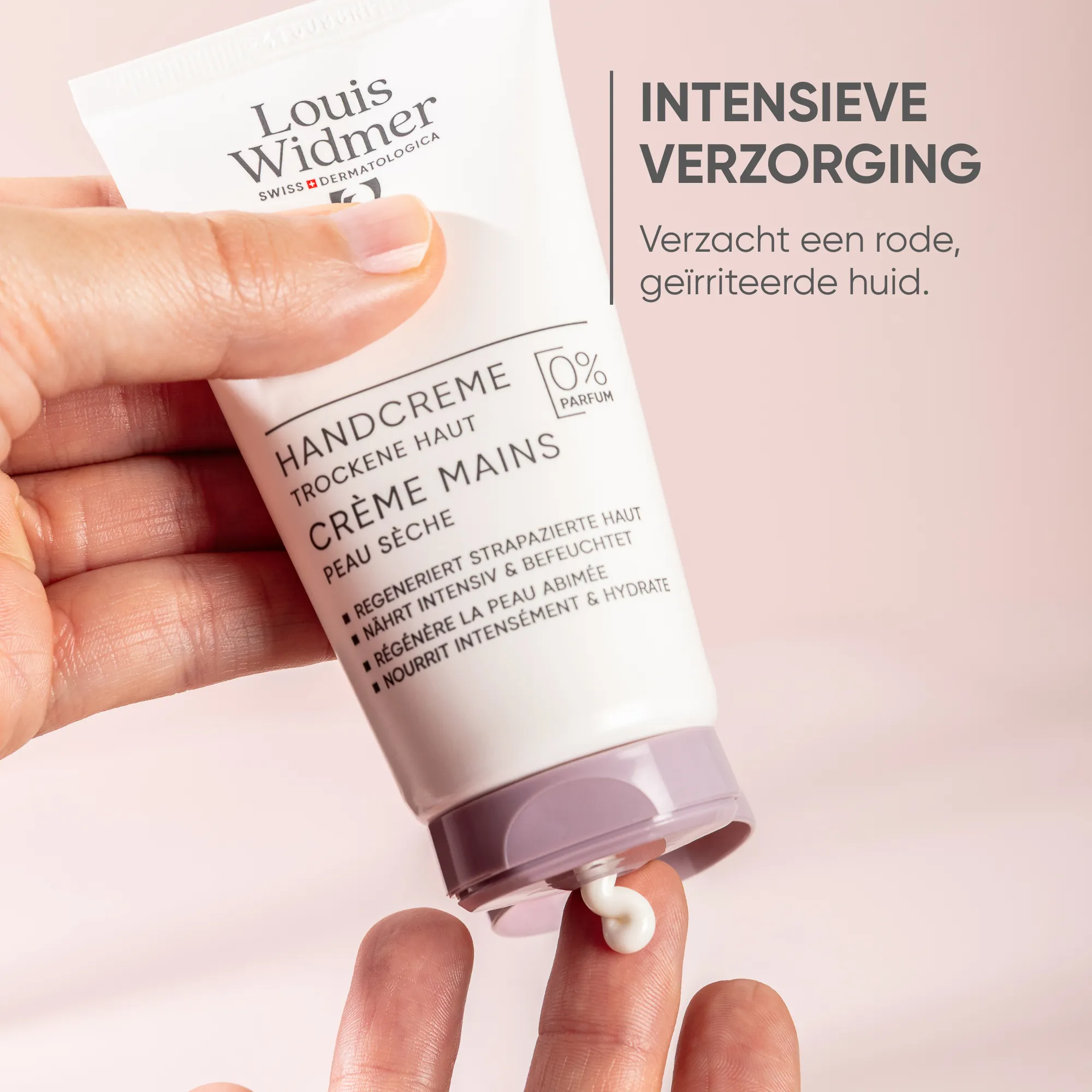 Louis Widmer Handcrème zonder Parfum (75 ml) - image 2