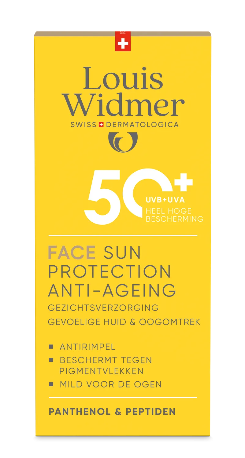 Louis Widmer Face Sun Protection Anti-ageing 50+ Licht Geparfumeerd (50 ml)