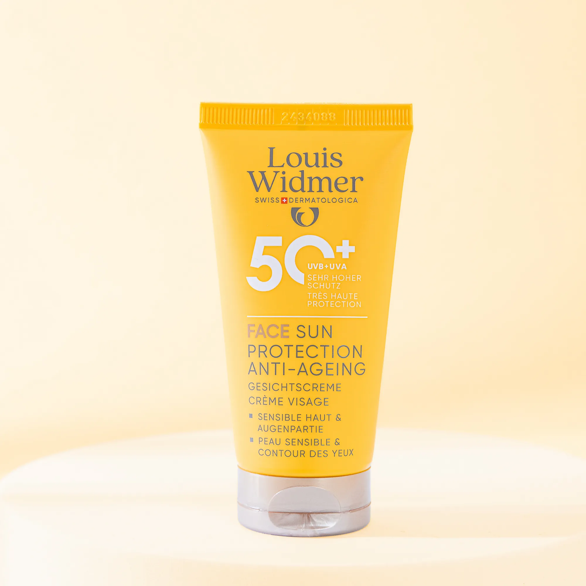 Louis Widmer Face Sun Protection Anti-ageing 50+ Licht Geparfumeerd (50 ml) - image 2
