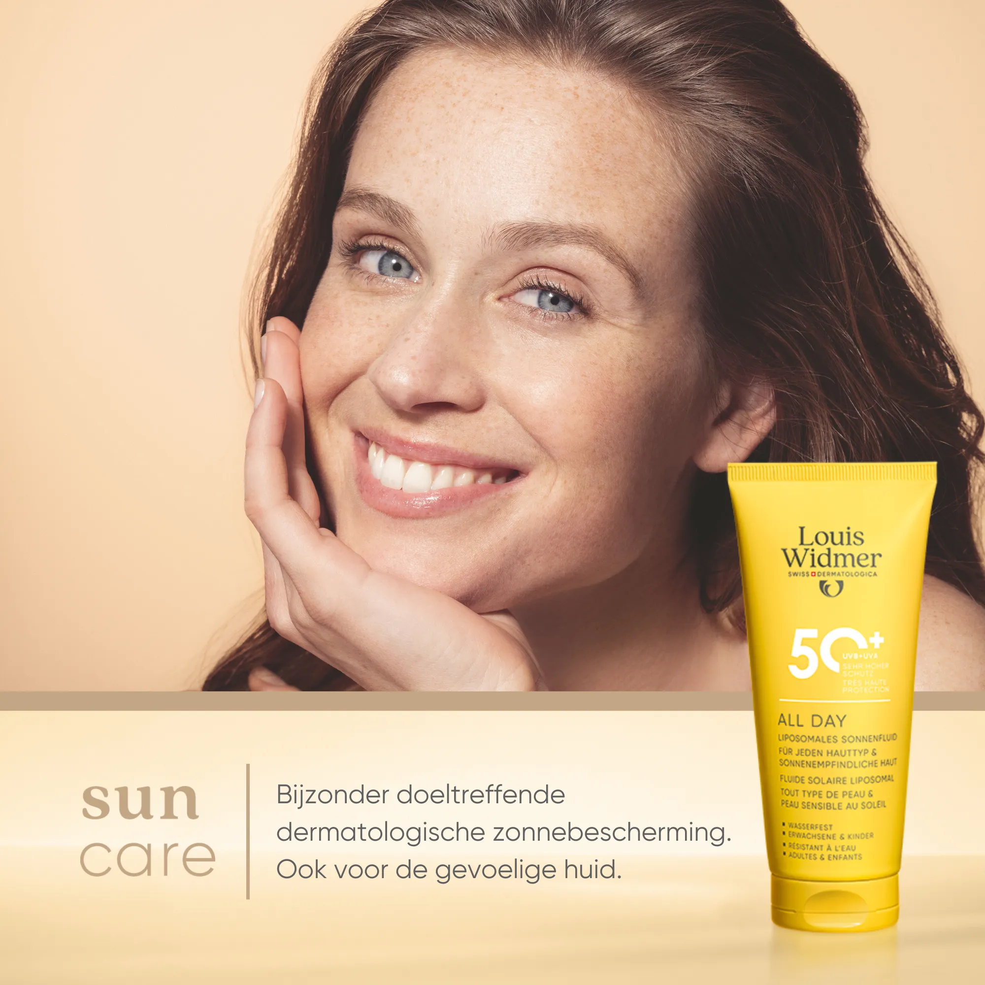 Louis Widmer Face Sun Protection Anti-ageing 50+ zonder Parfum (50 ml) - image 10