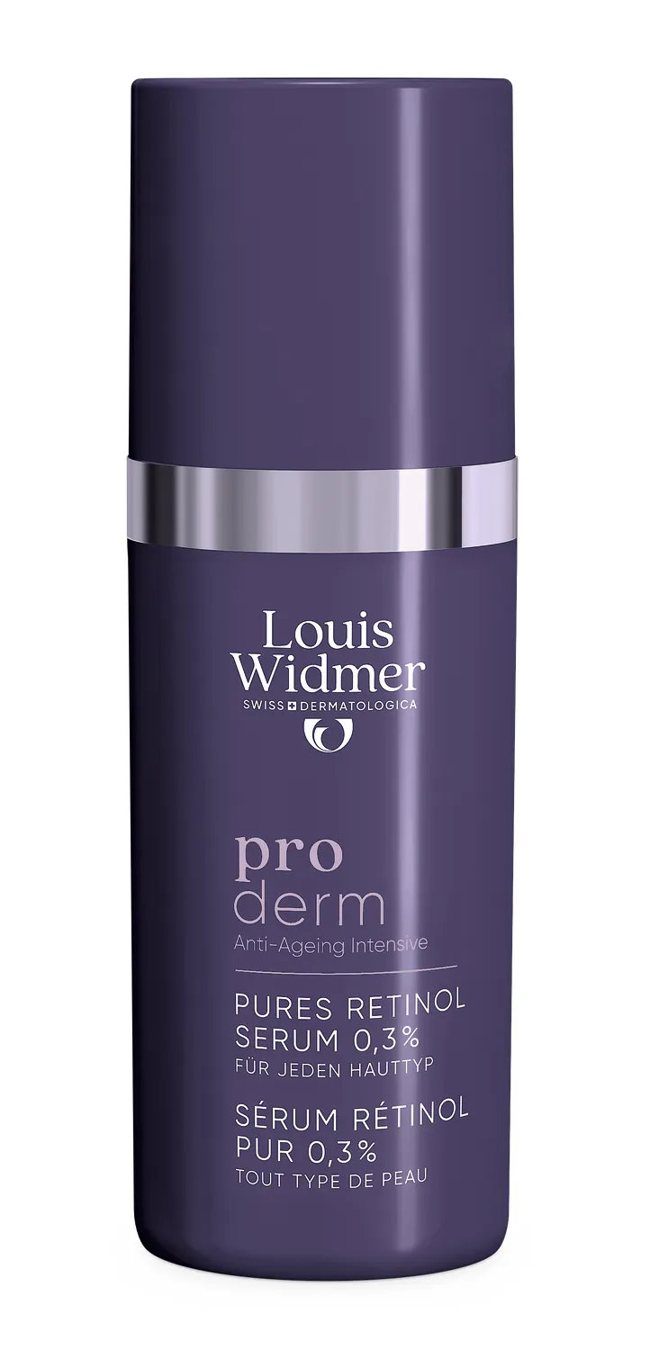 Louis Widmer Proderm Puur Retinol Serum 0,3% Licht Geparfumeerd (30 ml)